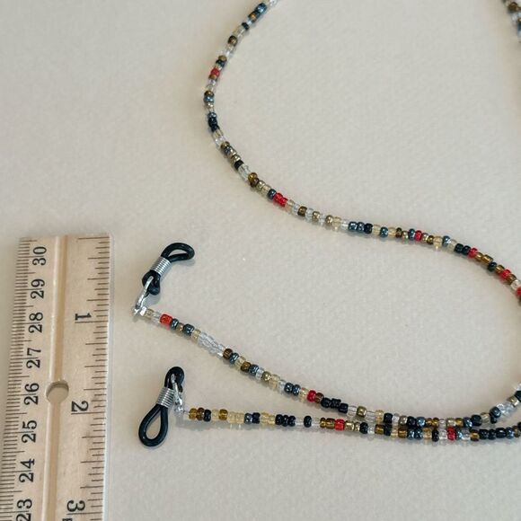 Multicolor Beaded Eyeglass Chain M1270 - Picture 6 of 6